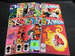 Uncanny X-men Lot (11) Copper Age Issues