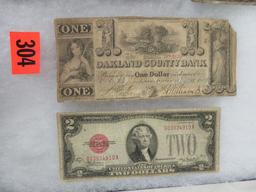 Estate Found Group of Old U.S. Currency