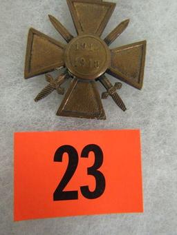 Wwi (1914-1918) Croix De Guerre Medal