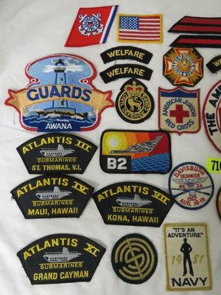 Mixed Lot of Patches Inc. Military, Red Cross, and More