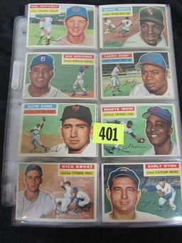 Lot (78) Diff. 1956 Topps Baseball Cards