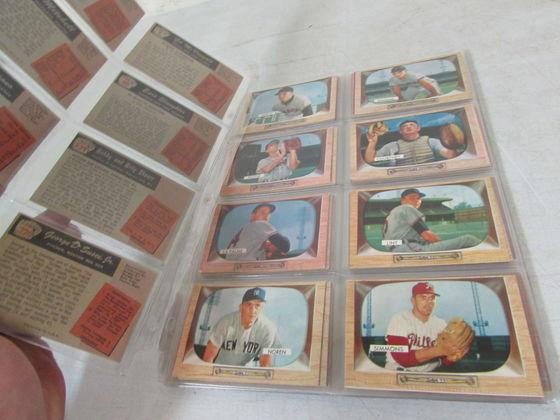 Lot (72) Diff. 1955 Bowman Baseball Cards