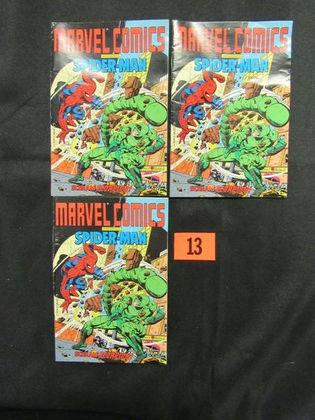 (3) 1987 Spiderman Mini-comics