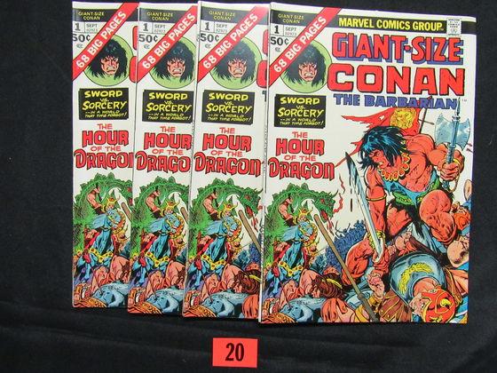 Giant Size Conan #1/1974 Lot Of (4)