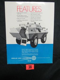 Rare! Riot Control Vehicle Brochure