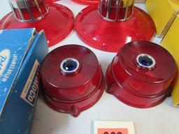 Grouping of Vintage 1950's NOS Automobile Tail Light Lenses