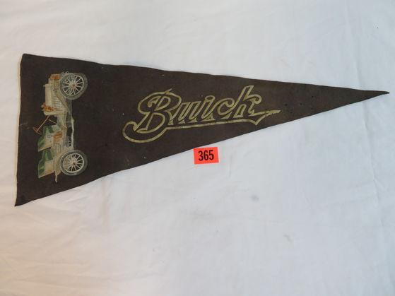 Antique Buick Advertising Felt Pennant