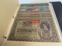 Album of Antique Foreign Currency German/ European