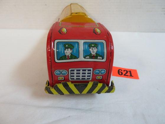 Vintage 1960s Shell with ICA Tin Friction Tanker Truck (Japan)