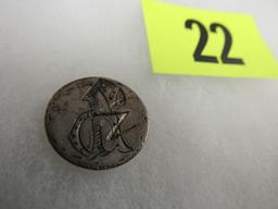 1840 Dime/counter Stamped Love Token