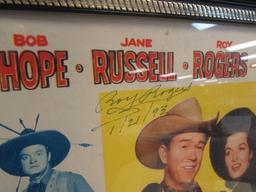 Original 1952 Son Of Paleface Roy Rogers Signed Movie Lobby Card