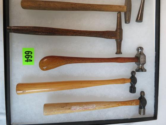 Lot of (10) Antique & Vintage Specialty Use Miniature Hammers