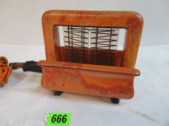 Antique Toast-Rite Ceramic Electric Toaster