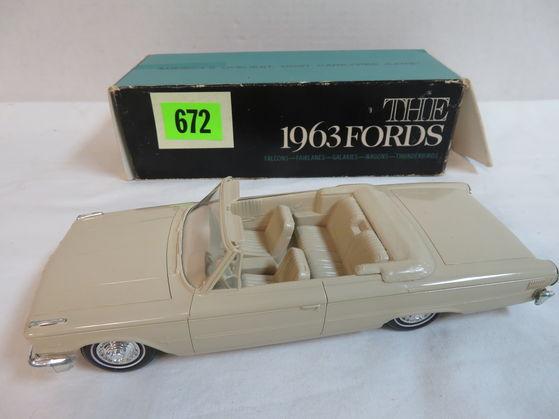 Original 1963 Ford Galaxie Dealership Promo Car w/ Original Box