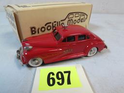 Brooklin Diecast 1/43 Packard Clipper Fire Chief Car