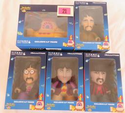 Titan Toys The Beatles Yellow Submarine Vinyl Set (5)