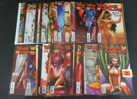 Huge Lot (40) Dynamite Comics Dehah Thoris/ Warlord Of Mars Comics W/ Variants