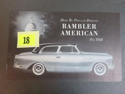 1958 Rambler Auto Brochure