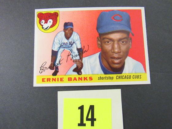 1955 Topps #28 Ernie Banks