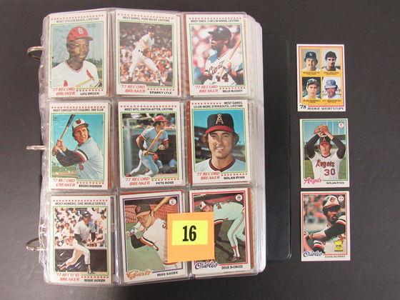 1978 Topps Baseball Complete Set