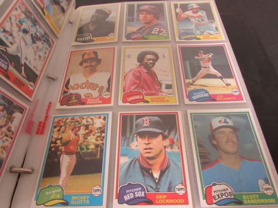 1981 Topps Baseball Complete Set
