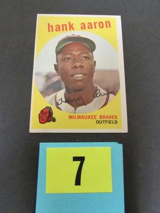 1959 Topps #380 Hank Aaron