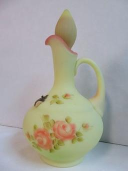 Vintage Fenton Burmese Rose Cruet