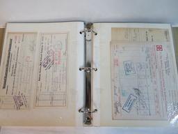 Collection of 70+ Antique 1920s-1930s Railroad Receipts