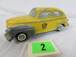 Antique Master Caster Yellow Taxi Cab Promo Car