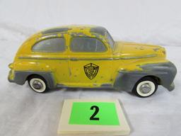 Antique Master Caster Yellow Taxi Cab Promo Car