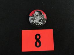 Famous Monsters Dracula 1960's Pinback