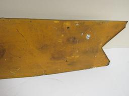 Antique Galesburg Boston Store Embossed Metal Sign