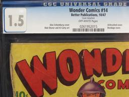 Wonder Comics #1/1947 Cgc 1.5