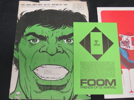 Foom Marvel 1973 Membership Kit