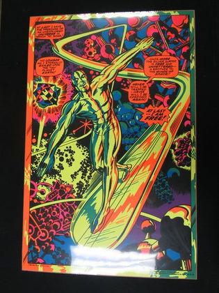 Silver Surfer (1971) Black Light Poster