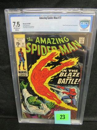 Amazing Spider-man #77 (1969) Silver Age Lizard App. Cbcs 7.5