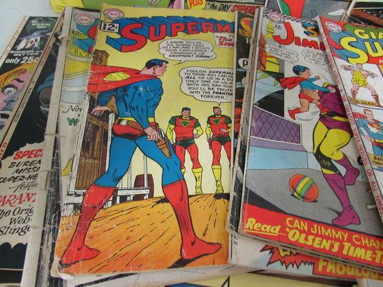 Huge Lot (27) Silver Age Dc Comics Superman, Action+ Low Grade