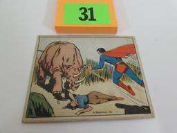 Rare 1940 Gum Inc. Superman Card #42