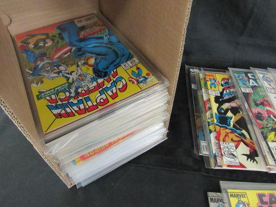 Short Box (approx. 125) All Marvel/ Captain America