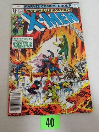 X-men #113 (1978) Bronze Age Magneto/ Colossus Cover