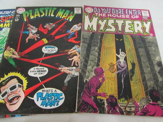 Lot (12) Mixed Dc Silver Age Comics Batman, House Mystery+