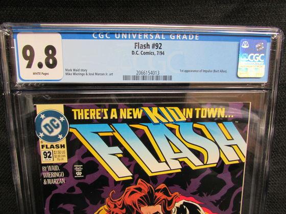 Flash #92 (1994) Key 1st Appearance Impulse Cgc 9.8