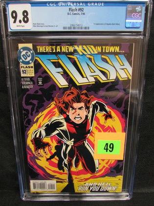 Flash #92 (1994) Key 1st Appearance Impulse Cgc 9.8