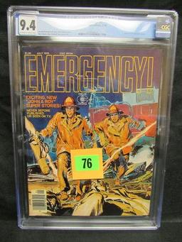 Emergency #1 (1976) Based On Tv Series/ Neal Adams Cover Cgc 9.4