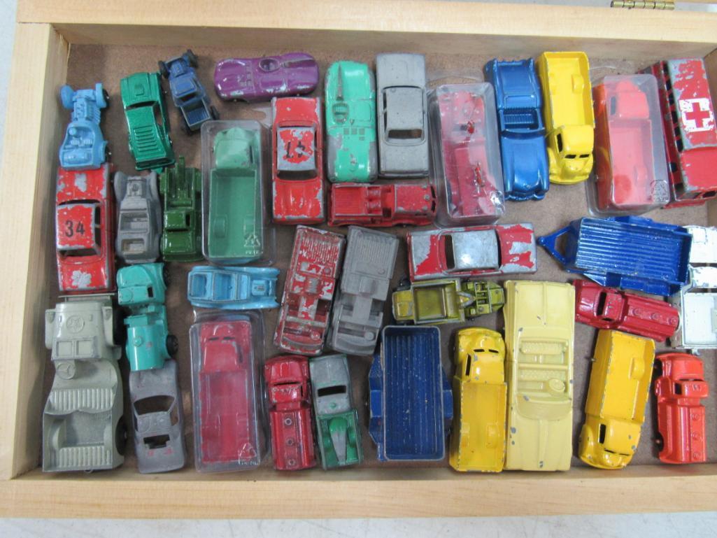 Lot (36) Vintage Midge & Tootsie Toy Die Cast Cars & Trucks