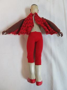 Vintage 1970's Mego WGSH 8" Falcon Figure