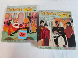 2- 1960's Jaymar Beatles Yellow Submarine Puzzles