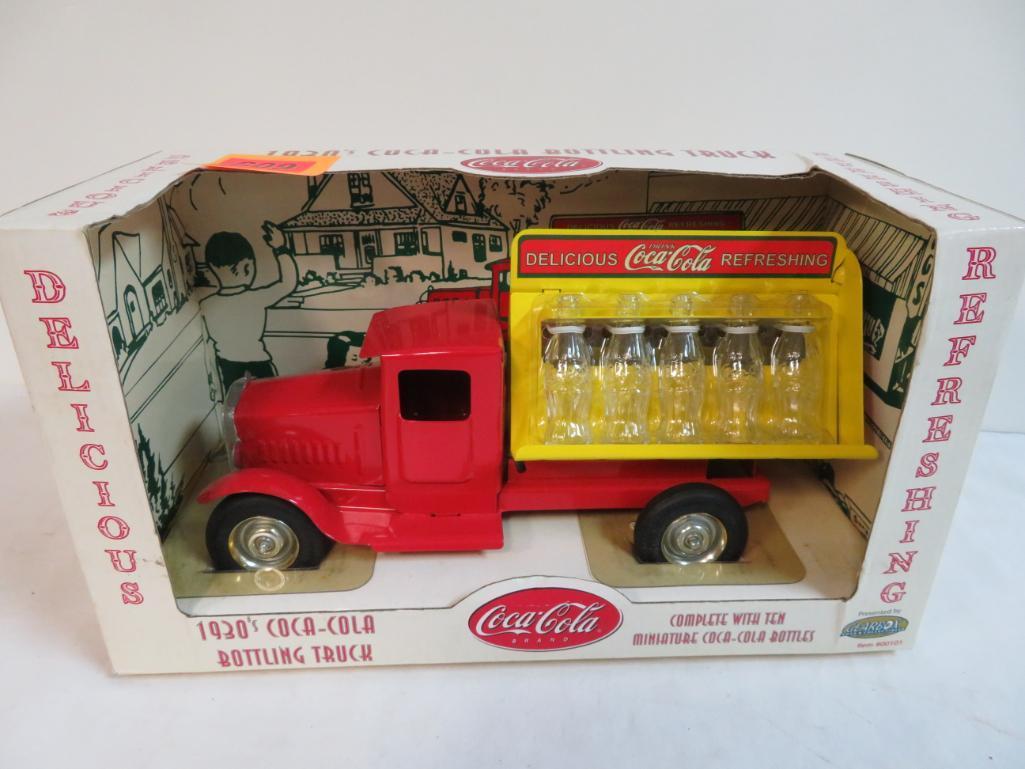 1990's Gearbox Toys Pressed Steel Coca Cola Truck 1:18 Scale