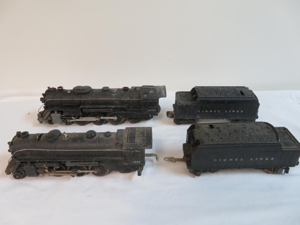 (2) Lionel Postwar Locomotive & Tenders #1666 & 2056