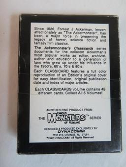Acker Monsters Classicards Trading Cards Set #3